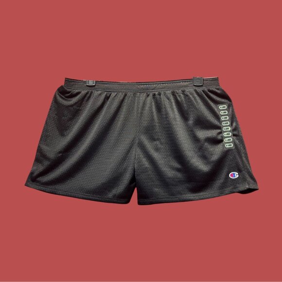 Champion - Women's Mesh Shorts - Black - Extra Large - Picture 1 of 12